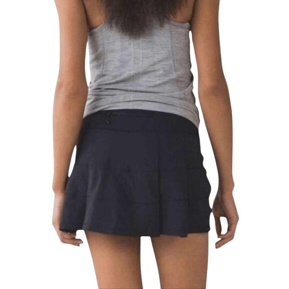 LULULEMON ATHLETICA Pace Rival Skirt In Black Size 10